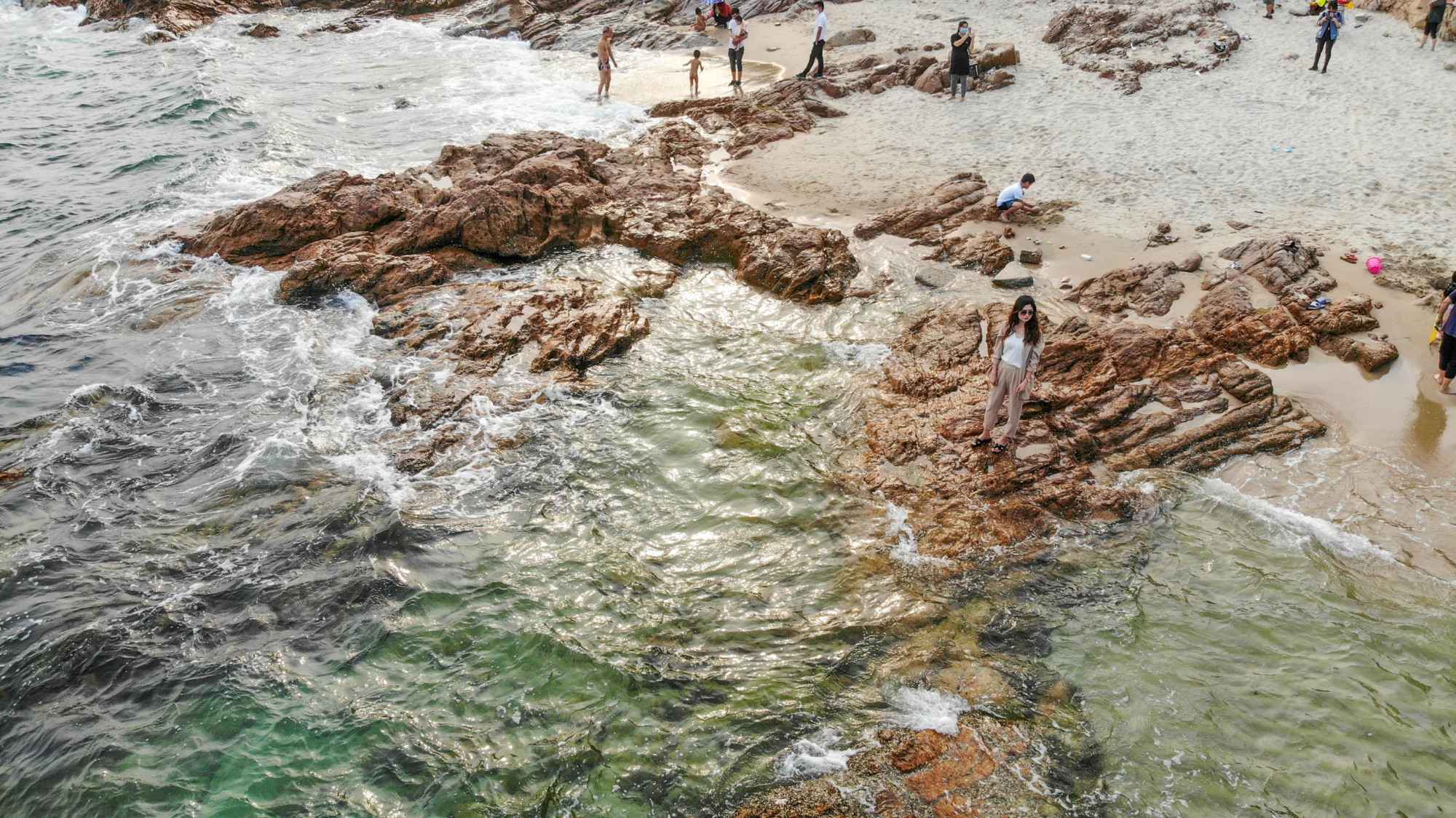 打卡深圳小众海滩，比小梅沙景美，游客稀少