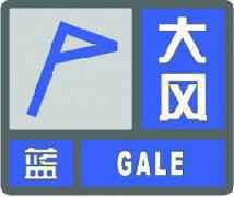 上海中心气象台发布大风蓝色预警信号 傍晚以前有6