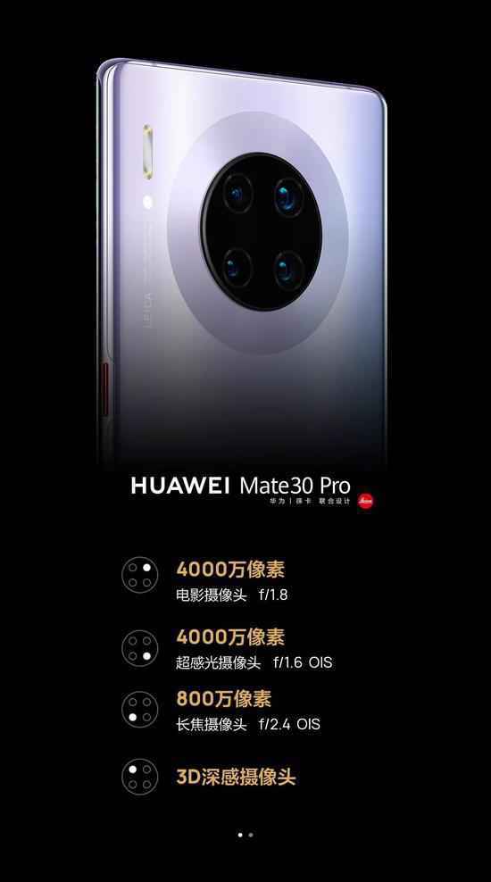 HUAWEI Mate30系列手机最全亮点