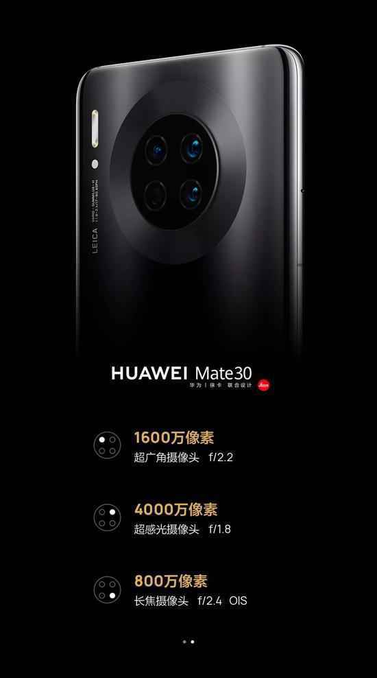 HUAWEI Mate30系列手机最全亮点